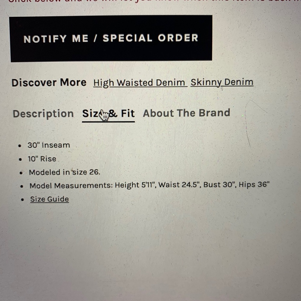 Levi’s Mile High Skinny Jean - Picture 3 of 7